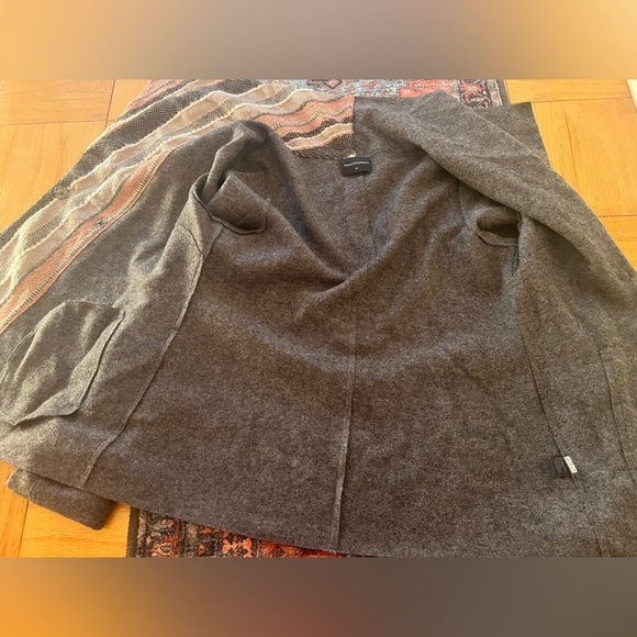 Anntarah Peru sweater jacket button multicolored gray baby alpaca wool medium - Picture 5 of 14